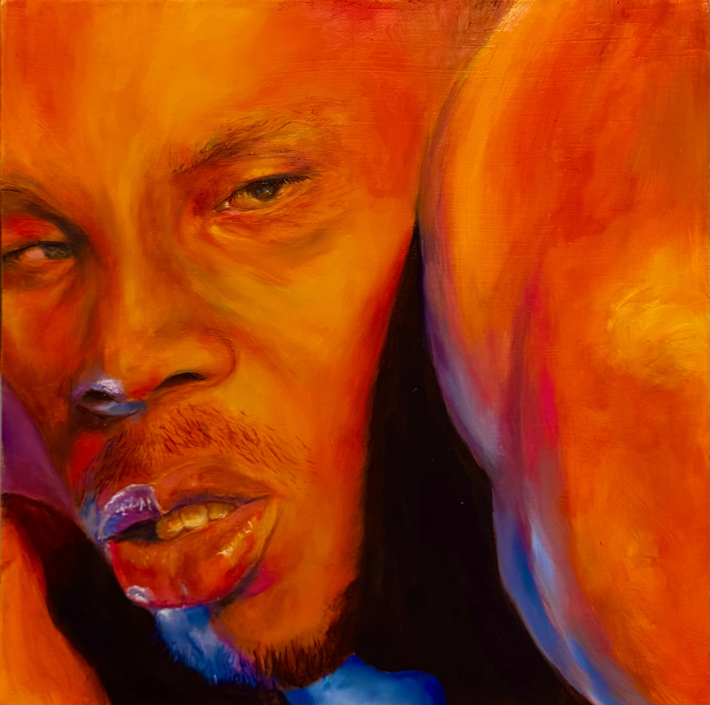 Furnace, Oil on Canvas, 9 x 9", 2025